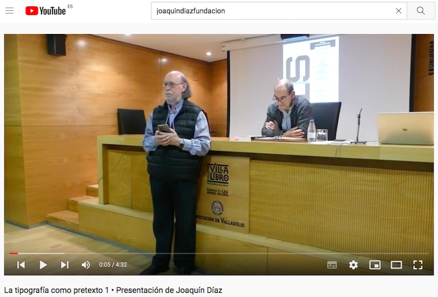 Presentación de Joaquín Díaz