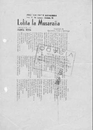 Lolita la Musaraña