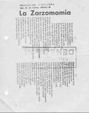 La Zarzomomia