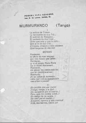 MURMURANDO (Tango)