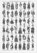 PETITS COSTUMES. PERSONNAGES DE DIFFÉRENTS PAYS