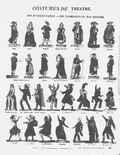 COSTUMES DE THÉÂTRE. LES MOUSQUETAIRES. LES FLAMBANTS DU BAL MUSARD.
