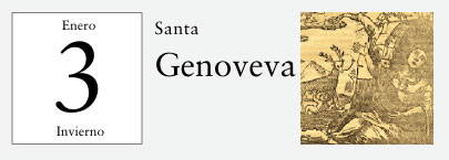 3 de Enero, Santa Genoveva