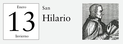 13 de Enero, San Hilario
