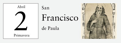 2 de Abril, San Francisco de Paula