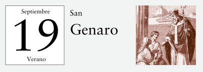 19 de Septiembre, San Genaro
