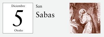 5 de Diciembre, San Sabas