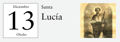 13 de Diciembre, Santa Lucía