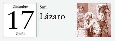 17 de Diciembre, San Lázaro