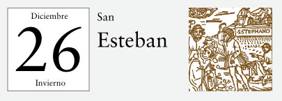 26 de Diciembre, San Esteban