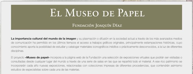 El Museo de Papel