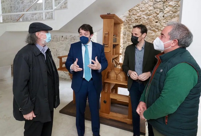 Joaquín Díaz, Alfonso Fernández Mañueco, Conrado Íscar y Francisco Rodríguez San José