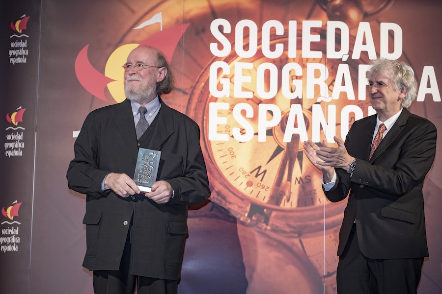 La Sociedad Geográfica Española entrega el premio a Joaquín Díaz