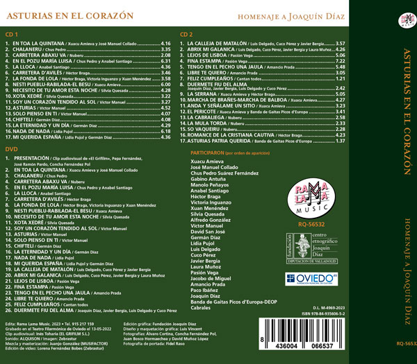 Contraportada del libro-CD