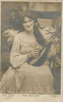 Postal con mandolina