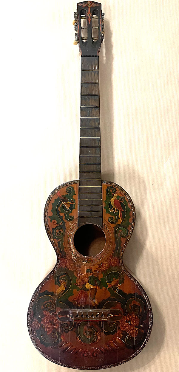 Guitarra decorada