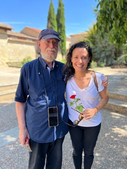 Sheila Blanco junto a Joaquín Díaz