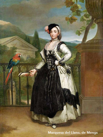 Pintura de la marquesa del Llano