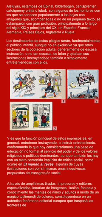 Folleto de la exposición