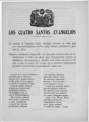 LOS CUATRO SANTOS EVANGELIOS