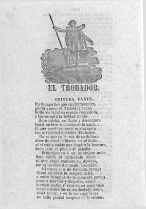 EL TROBADOR (Primera y segunda partes)