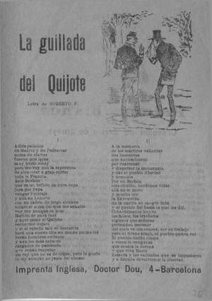 LA GUILLADA DEL QUIJOTE