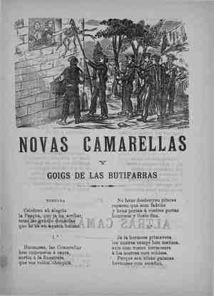 NOVAS CAMARELLAS (sic) y goigs de las butifarras