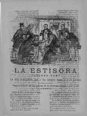 LA ESTISORA. Tercera part. La mes retalladora que s'ha conegut hasta la hora present