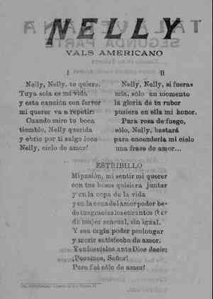 NELLY. Vals americano