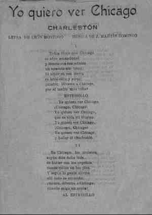 YO QUIERO VER CHICAGO. Charlestón