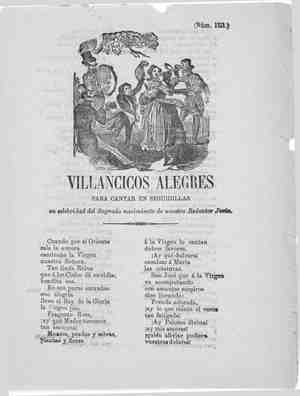 VILLANCICOS ALEGRES para cantar en seguidillas  nº 153