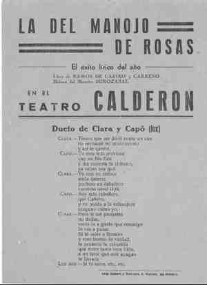 LA DEL MANOJO DE ROSAS