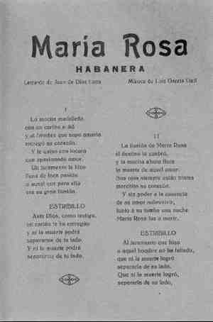 MARIA ROSA(Habanera)