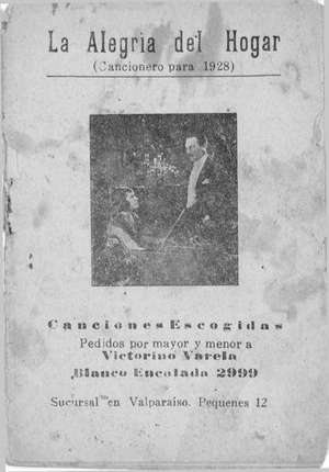 La alegría del hogar.Cancionero para 1928