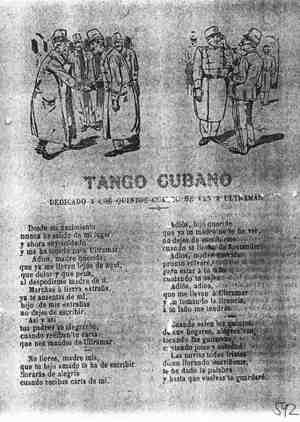 TANGO CUBANO dedicado a los quintos cuando se van a Ultramar