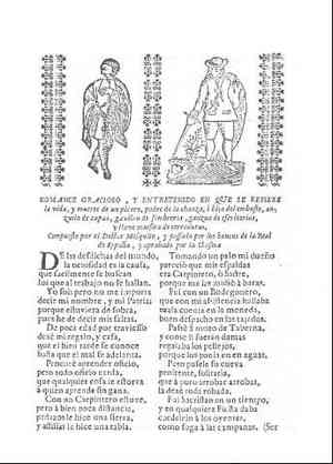 ROMANCE GRACIOSO Y ENTRETENidO EN QUE SE REFIERE la vida y muerte de un pícaro,padre de la chanza e hijo del embuste,anzuelo de capas,gavilán de sombreros,ganzua de escritorios y llave maestra de cerraduras.Compuesto por el Doctor Mosquito,y passado por los bancos de la Real de España,y aprobado por la Chusma.