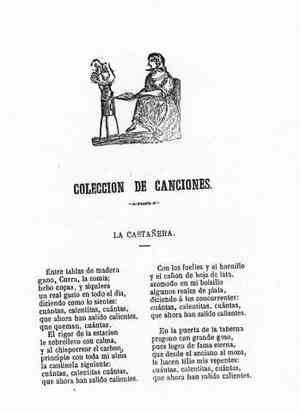 COLECCION DE CANCIONES.La castañera