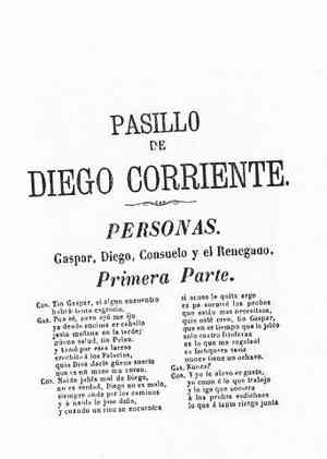 PASILLO DE DIEGO CORRIENTE.Personas:Gaspar,Diego,Consuelo y el Renegao