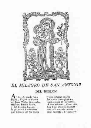 EL MILAGRO DE SAN ANTONIO DEL DOBLON