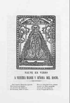 SALVE NE VERSO A NUESTRA MADRE Y SEÑORA DEL ROCIO