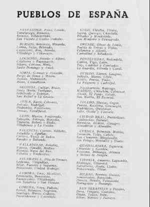 PUEBLOS DE ESPAÑA