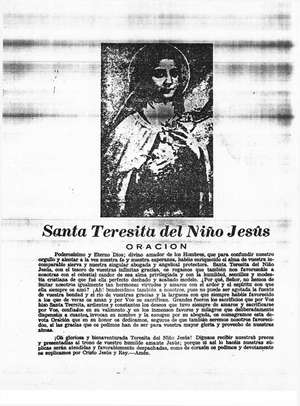 SANTA TERESITA DEL NIÑO JESUS