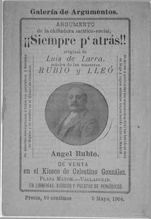 ¡¡SIEMPRE P´ATRAS!!.Argumento de la chifladura satírico social.