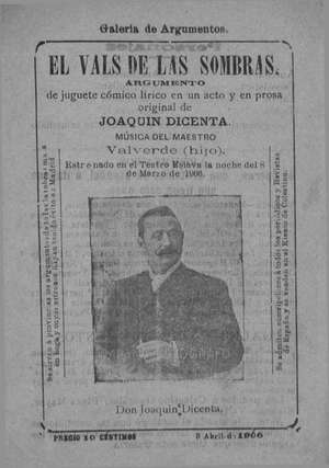 EL VALS DE LAS SOMBRAS.Juguete cómico lírico en un acto