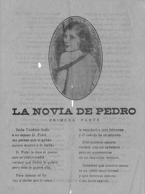 LA NOVIA DE PEDRO