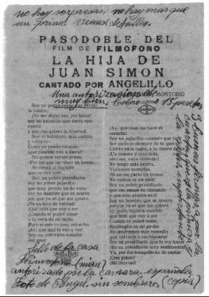 LA HIJA DE JUAN SIMÓN