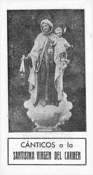 CÁNTICOS a la SANTÍSIMA VIRGEN DEL CARMEN