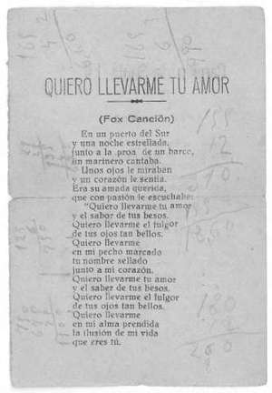 QUIERO LLEVARME TU AMOR (Fox Canción )