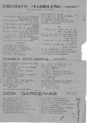 COCidITO MADRILEÑO PASODOBLE