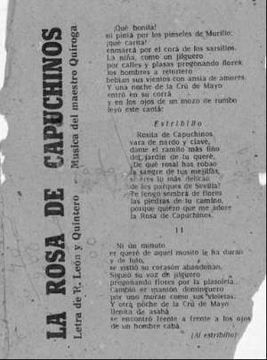 LA ROSA DE CAPUCHINOS